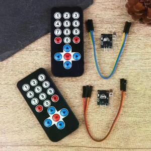 1세트 적외선 리모컨 모듈 무선 IR 수신기 DIY 키트 HX1838