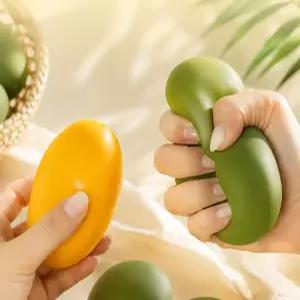 크런치 슬랑이 망고 말랑이 쫀득 스퀴시 스트레스볼 로제볼 촉감놀이 스트레스 해소볼 변색 주물럭 쫀득