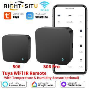 IR 원격 제어 스마트 wifi 범용 적외선 Tuya 홈 TV DVD AUD AC Amz Alexa Google 함께 작동