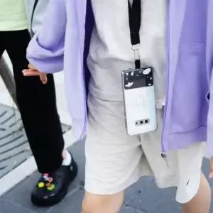 핸드폰케이스 핸드폰 넥 스트랩 전기종 어린이 목걸이 휴대폰 태그