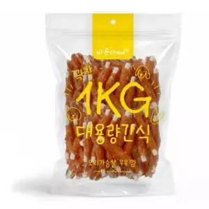 바른츄 오리가슴살 우유껌 1kg