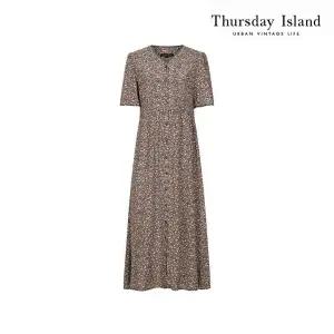 [Thursday Island] V넥 로브 원피스(T244MOP632W)