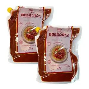 오뚜기 오쉐프 토마토파스타소스 2kg 스파우트팩 2개