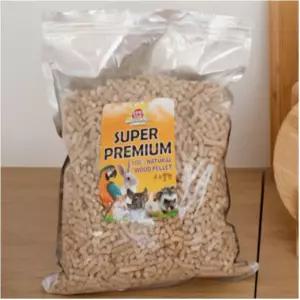 신라마켓 소동물전용 슈퍼주 프리미엄 우드펠렛 3.5KG 햄스터키우기