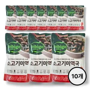 CJ 비비고 소고기미역국 500g 10개