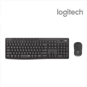 로지텍 무선 데스크탑 세트 MK295 Silent (사일런트) 키보드 마우스 세트 무소음 로지텍코리아정품 블랙