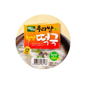 백제 우리쌀 즉석 떡국 163g 16개