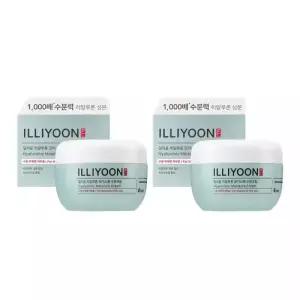 일리윤 히알루론모이스춰 수분크림 100ml 2개