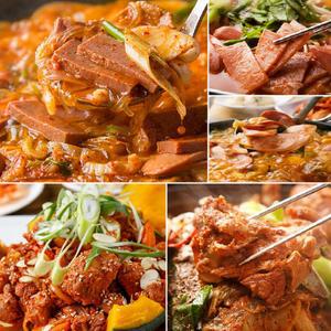 미식가 매운갈비찜 햄가득부대찌개 푸짐감자탕 얼큰술안주 즉석국물요리 간편찌개 캠핑음식