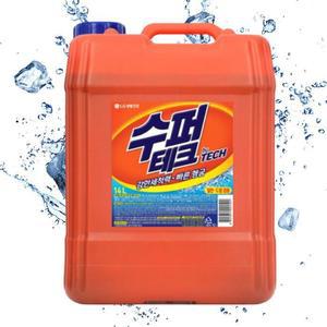 [LG생활건강] 엘지생활건강 테크 수퍼테크 일드겸용 액체세제 14L X 1 TB