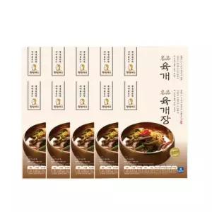 원할머니 명품육개장, 600g, 10팩