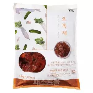 반찬단지 오복채 4Kg 대용량