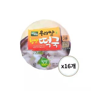 백제식품 우리쌀 햅쌀 떡국 163g x 16개