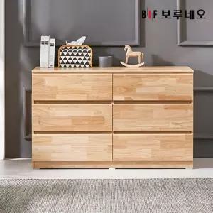 앳홈 테드 러버 원목 1200 와이드 서랍장 (깊이400)