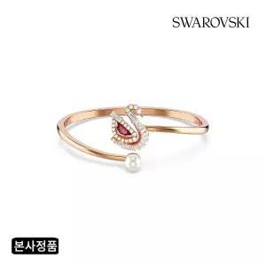 [롯데백화점]스와로브스키 [사은품증정][본사정품] Swan 로즈골드 톤 스완 뱅글 팔찌M 5734556