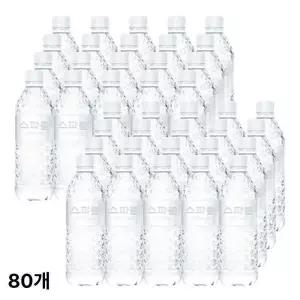 무라벨 스파클 생수 500mL x 80병 빈병회수