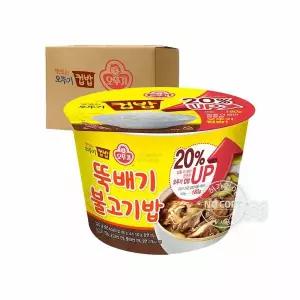[오뚜기] 박스 컵밥 뚝배기불고기밥 320g 12입 간편식[33189098]