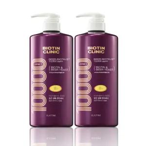 엘라스틴 비오틴클리닉 맥주효모 볼륨케어 컨디셔너 1000ml 2개
