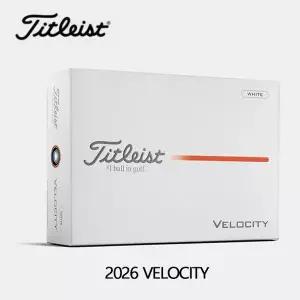 2026 타이틀리스트 VELOCITY 벨로시티 골프볼 2피스 12알 [정품]