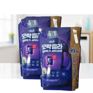 피지(FIJI) 모락셀라 냄새제거 뽀송한 코튼향 리필 2.3L X 2개