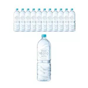 테온셀 농심 백산수 유/무라벨 랜덤 2L, 12개