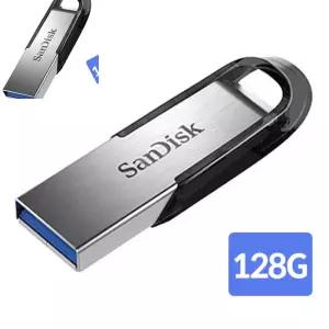 육 SanDisk USB 울트라 플레어 128GB Ultra Flair Z73 USB 3.0 SDCZ730128G-G46 메탈실버 컴퓨터메