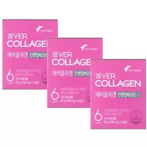 에버콜라겐 인앤업비오틴 업 750mg x 84정 3개