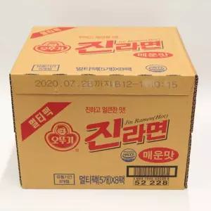 오뚜기 진라면 봉지라면 매운맛 40개입
