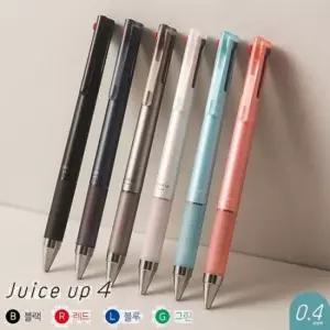문구반점 파이롯트 젤잉크 중성펜 쥬스업 0.4mm 4색볼펜/멀티펜