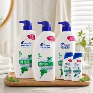 헤드앤숄더 쿨 멘솔 샴푸850ml 3개 미니샴푸 2개