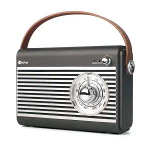 레트로 블루투스라디오 포터블 FM USB AUX 스피커/효도/라디오/클래식/카드/주방/고출력/MP3/USB/블루투스