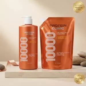 엘라스틴 프로틴클리닉 고영양 샴푸 용기 1000ml +리필 900ml