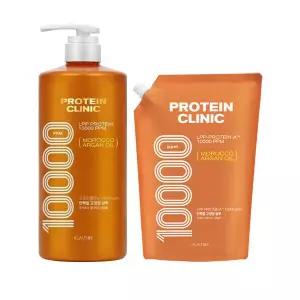 엘라스틴 프로틴클리닉 고영양 샴푸 용기 1000ml +리필 900ml