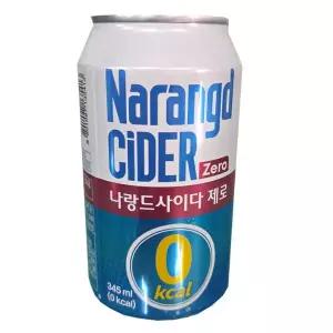 캔음료 나랑드 사이다 제로 뚱캔 345mlx24캔