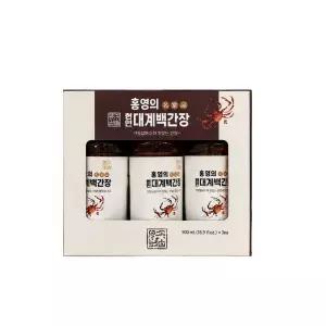 홍영의 붉은대게 백간장 480ml 3개 GD