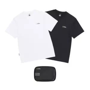 매장정품 내셔널지오그래픽 NATIONAL GEOGRAPHIC 2PACK 기능성 반팔 티셔츠 4종 택
