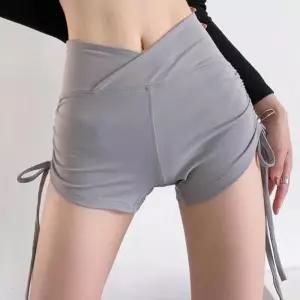 필라테스 반바지 리본스트링 필라폴 숏팬츠 폴댄스