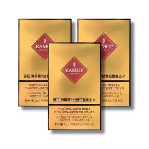 [하프클럽/기타]그레인온 골드 카무트 브랜드밀 효소G 2g 30포 3박스 /wb