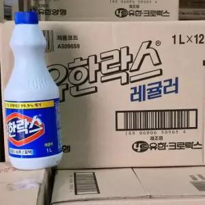 유한락스 레귤러 1L 1BOX(12입)_