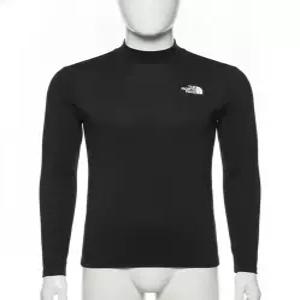 노스페이스 NT7XR00A 아이스 페이스 터틀넥 긴팔 티셔츠 BLACK