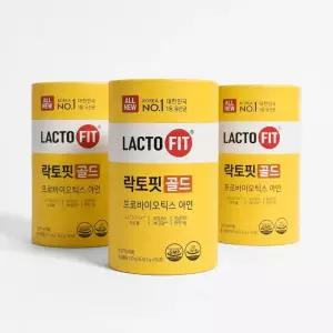 락토핏 골드 50포 3통(150일분) All New 리뉴얼 보장균수 40억CFU
