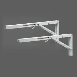 벽선반 접이식 (화이트) [영달철물] 벽걸이선반 벽고정 2p세트(50cm) 선반대