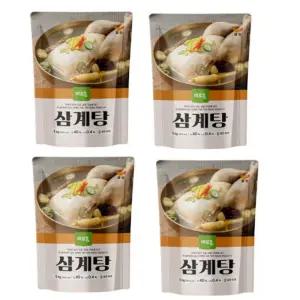 바르온 삼계탕 1kg x 4팩(실온보관)