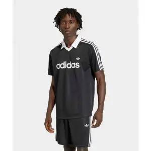 ADIDAS 아카이브 칼라 엔지니어드 져지 - 블랙 / KE3584