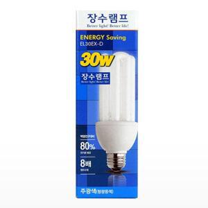 [신세계몰]촬영소품 장수램프 3파장 삼파장전구30w EFTR 주광색