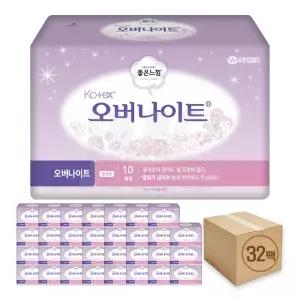 좋은느낌 코텍스 일반형 오버나이트, 10개입, 32개