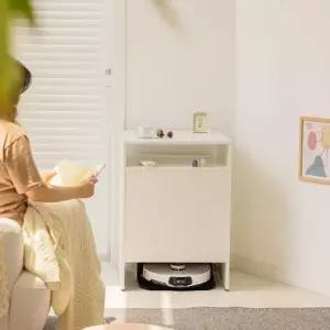 라샘 DIY 로봇청소기 수납장 로봇청소기장 로보락 보관함 선반 IH24019