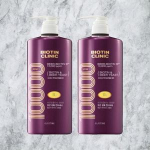 엘라스틴 비오틴클리닉 맥주효모 컨디셔너 1000ml 2개