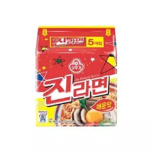 [오뚜기] 진라면 매운맛 멀티(5입) x 8팩(총 40봉지)