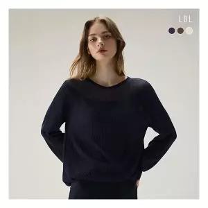 엘비엘 LBL 런칭가 원25FW 시스루블록 홀가먼트 롱슬리브 니트3종 936425